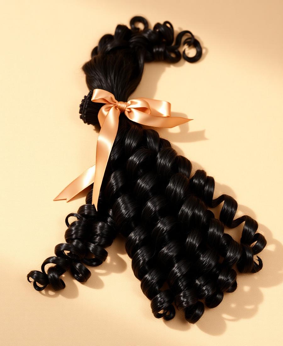 Deep Curly virgin hair bundle